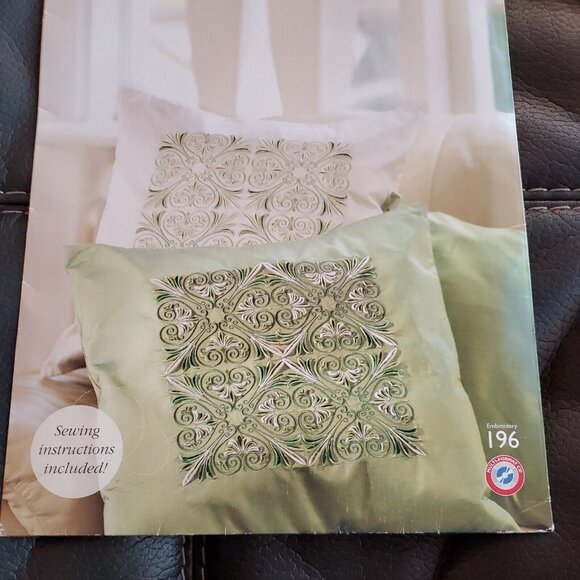 Husqvarna Viking Thread Velvet Decor Embroidery Instructions 196 CD 413 00 16-01 - Picture 3 of 7